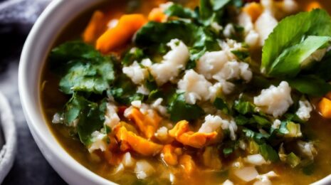 Тайский острый суп с лапшой и кокосовым молоком: баланс жгучести и нежности