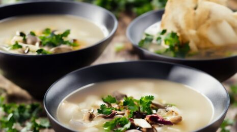 Азиатский грибной суп с экзотическими травами: секреты баланса умами и пряных нот