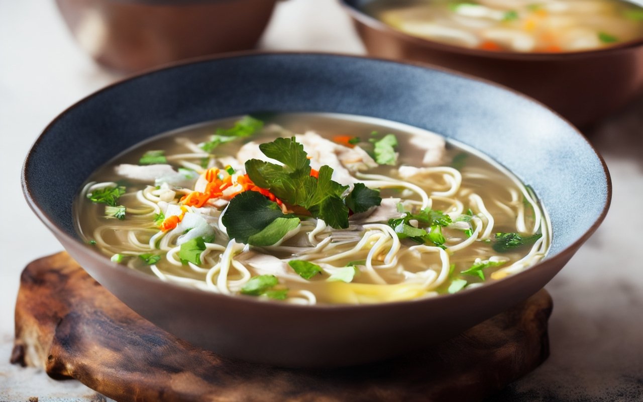 Секретный рецепт азиатского супа с уткой и лапшой от шеф-повара из древнего монастыря