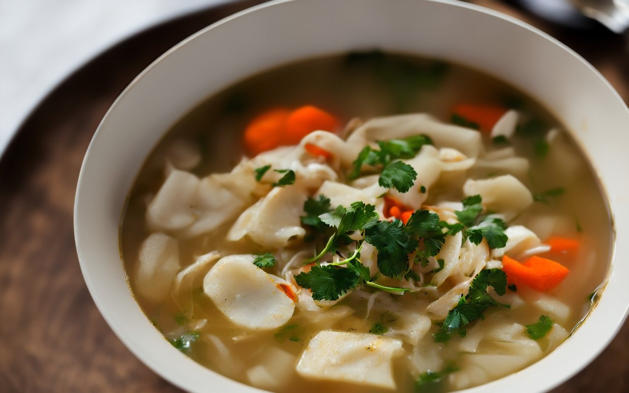 Фьюжн-рецепт паназиатского супа с мисо и том-ям: баланс кислого и умами в одной тарелке