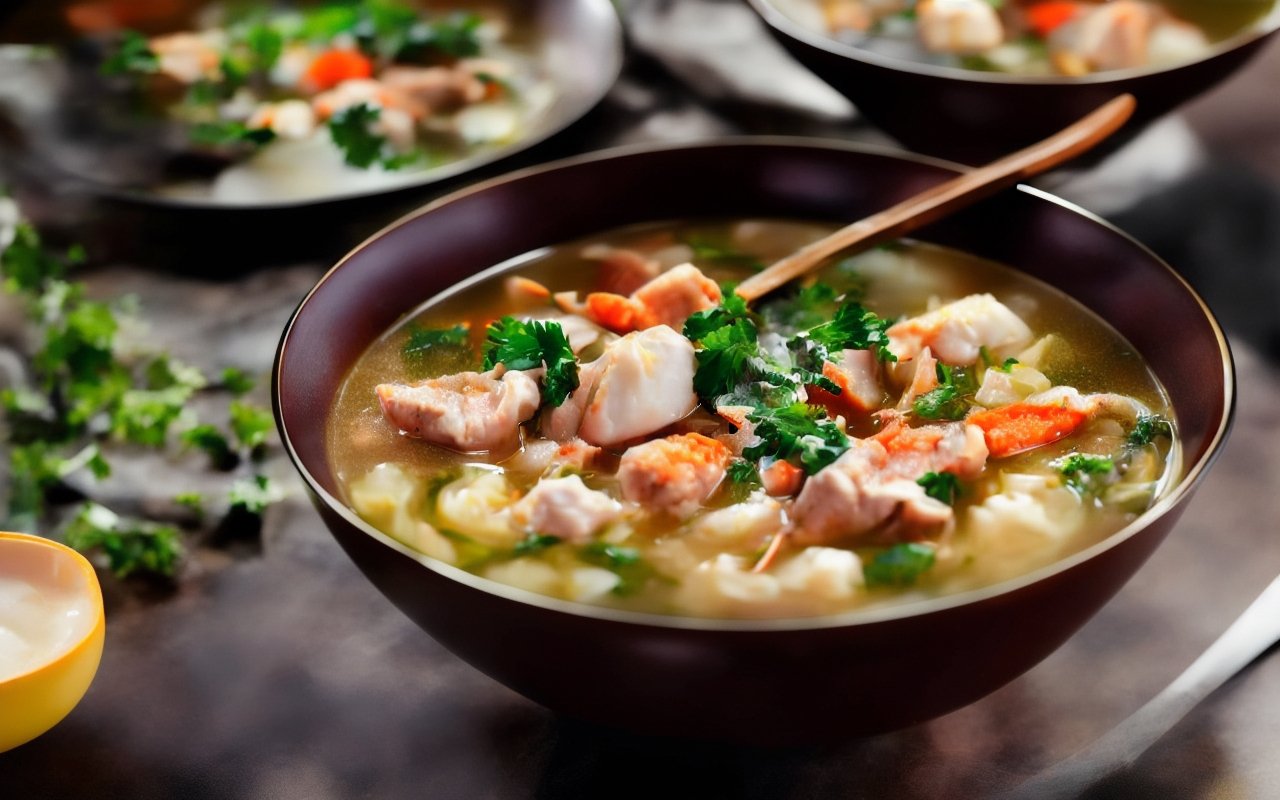 Фьюжн-версия рыбного супа с тайским том-ям и японским мисо: неожиданный гастрономический дуэт