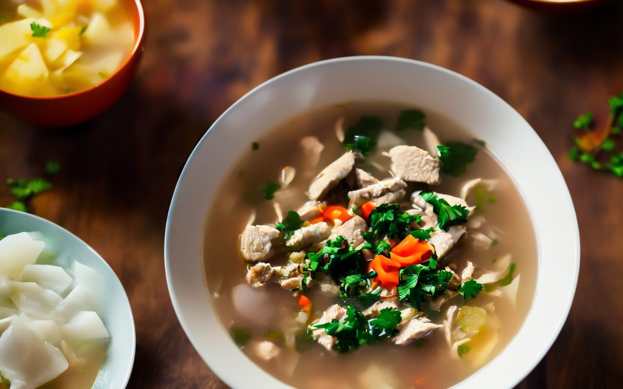 Куриный суп по-азиатски с добавлением умами: как ферментированные ингредиенты меняют вкус паназиатских супов