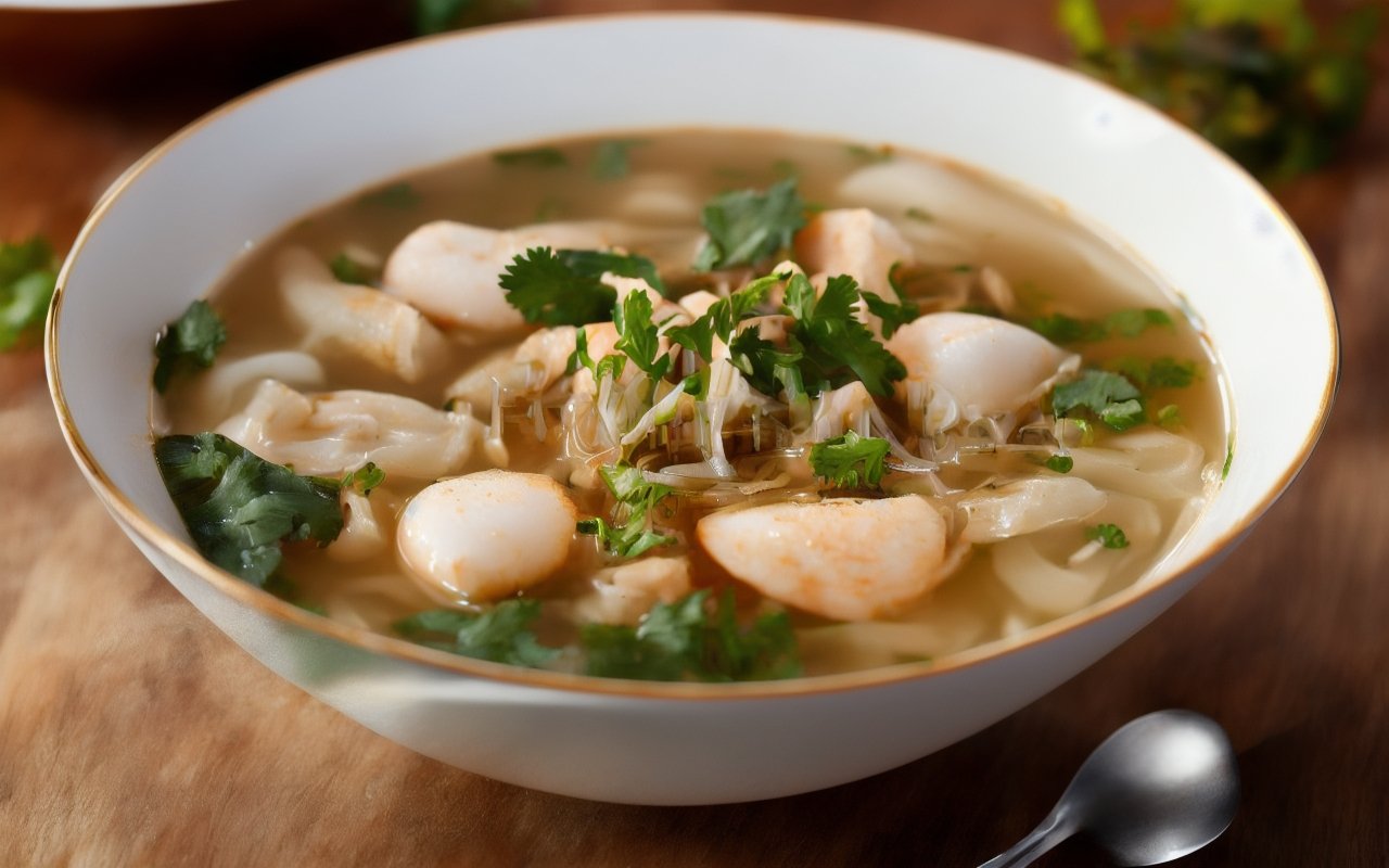 Фьюжн-суп том ям с гребешком и трюфельным маслом: паназиатский эксперимент