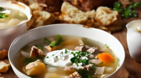 Белорусский холодник на кефире