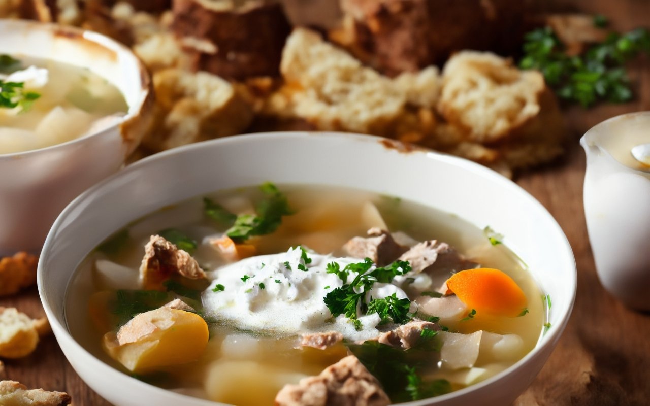 Белорусский холодник на кефире