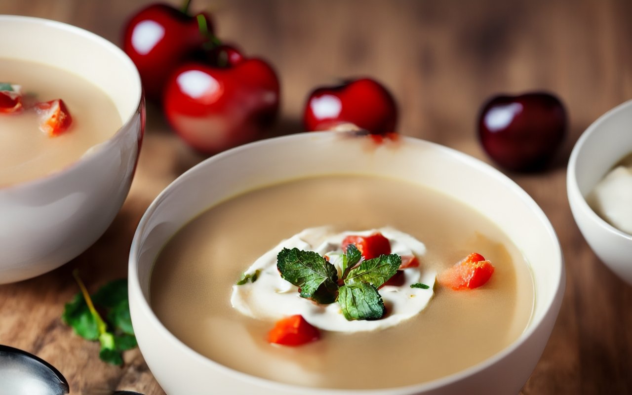 Вишневый суп