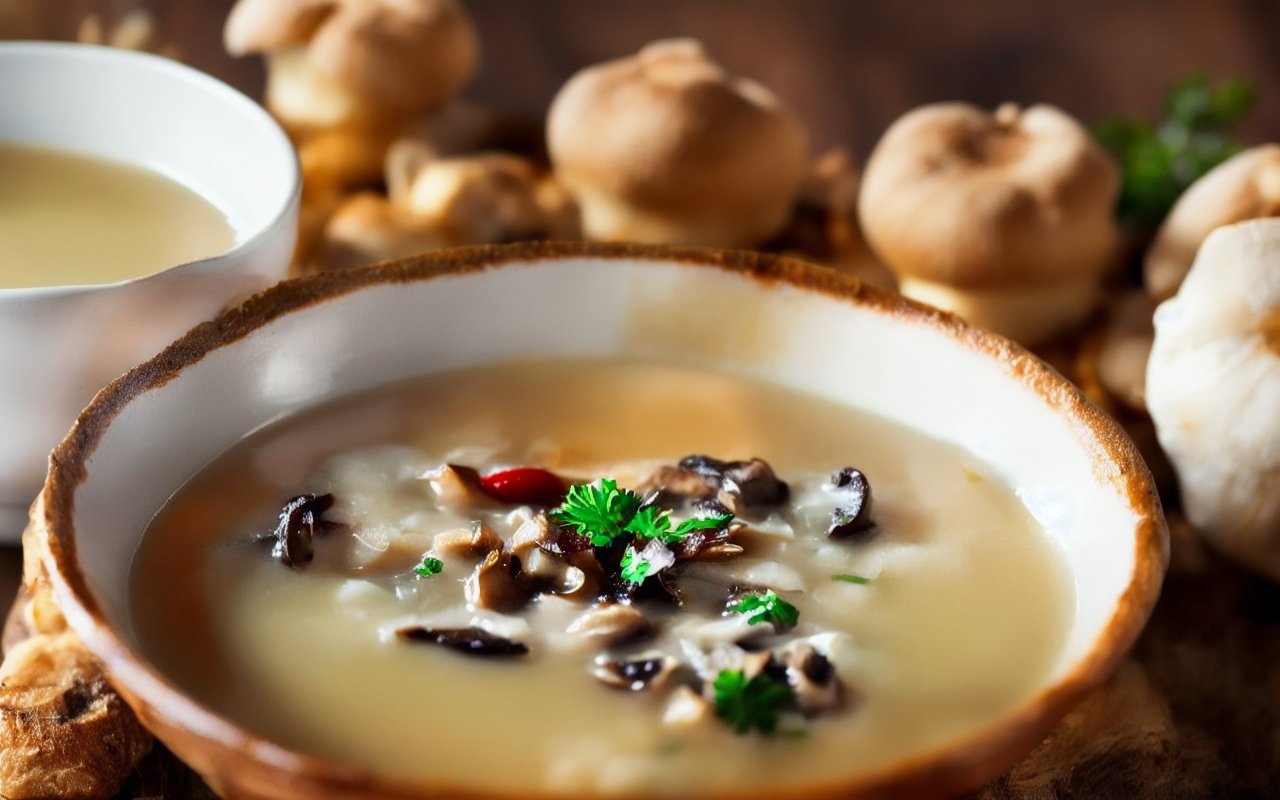 Грибной суп главный секрет - сушеные белые грибы, а не свежие шампиньоны