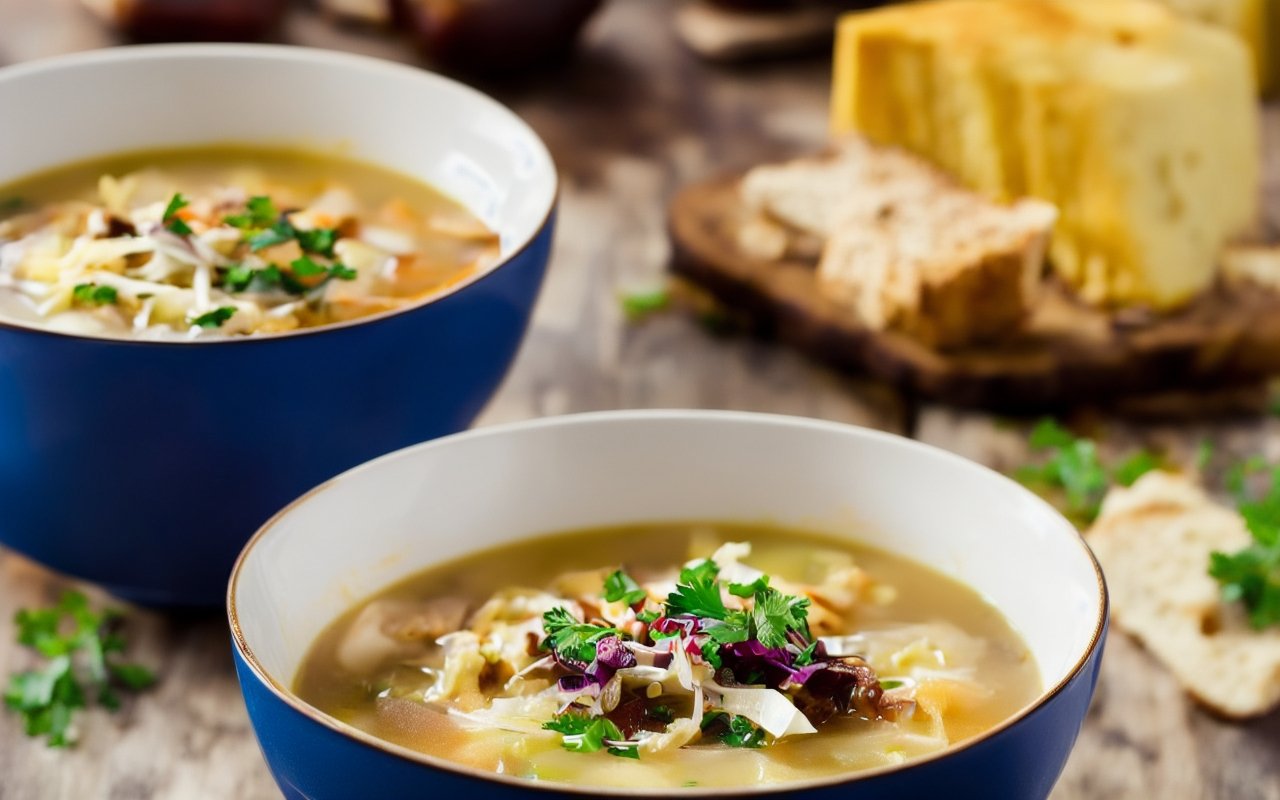 Изысканный суп с карамелизированным луком и грюйером