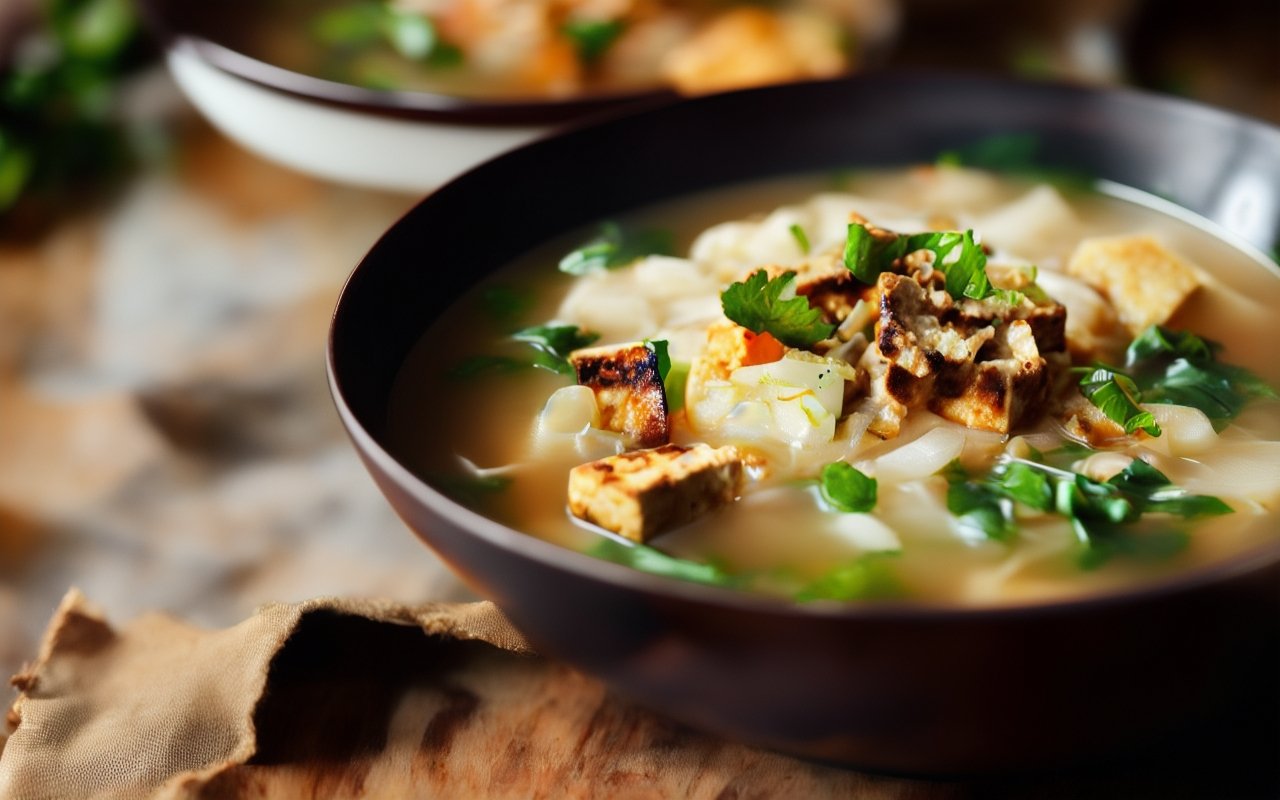 Корейский суп Сундубу-чиге (с тофу)