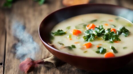 Легкий суп с кисло-сладким акцентом