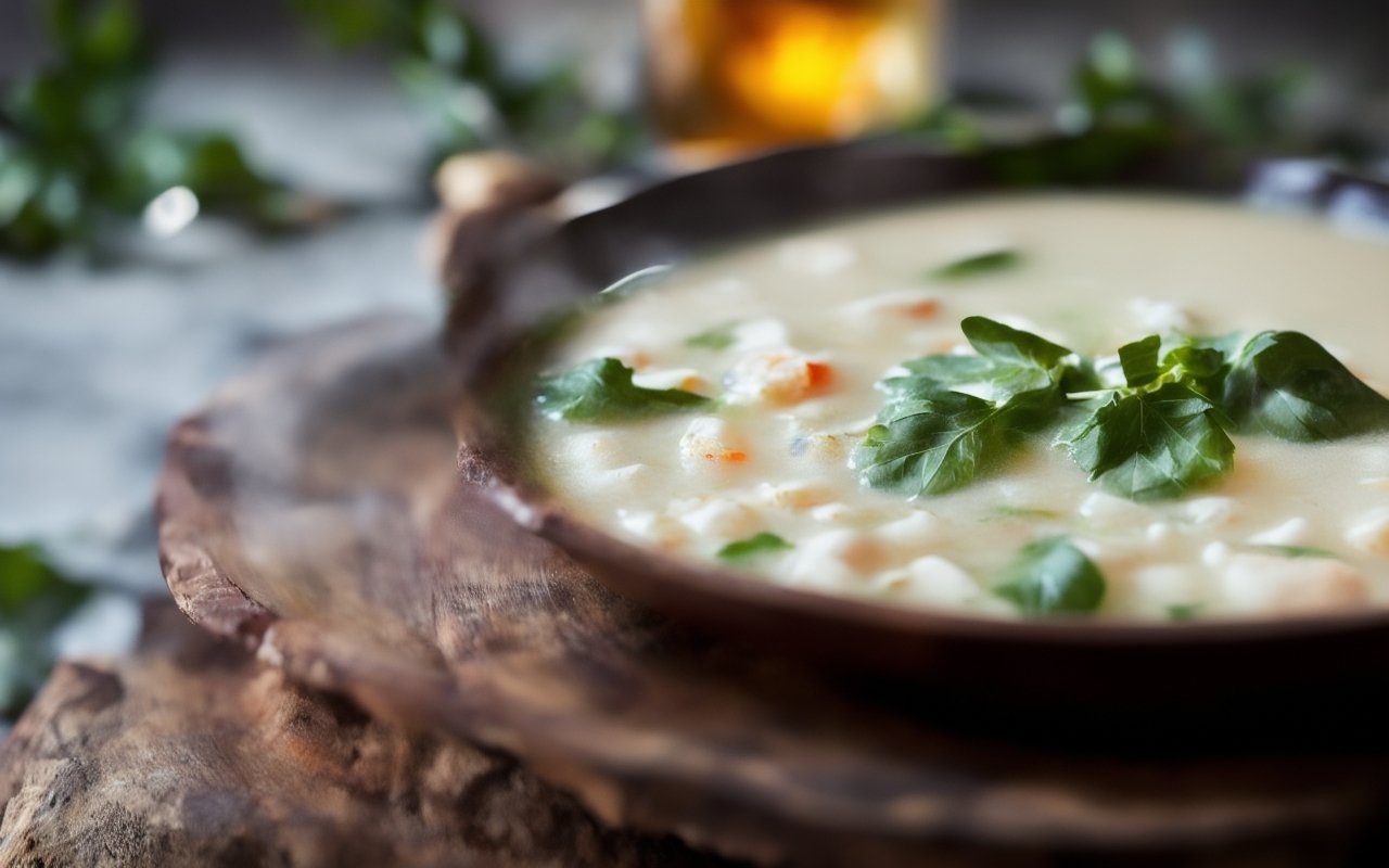 Окрошка на кефире