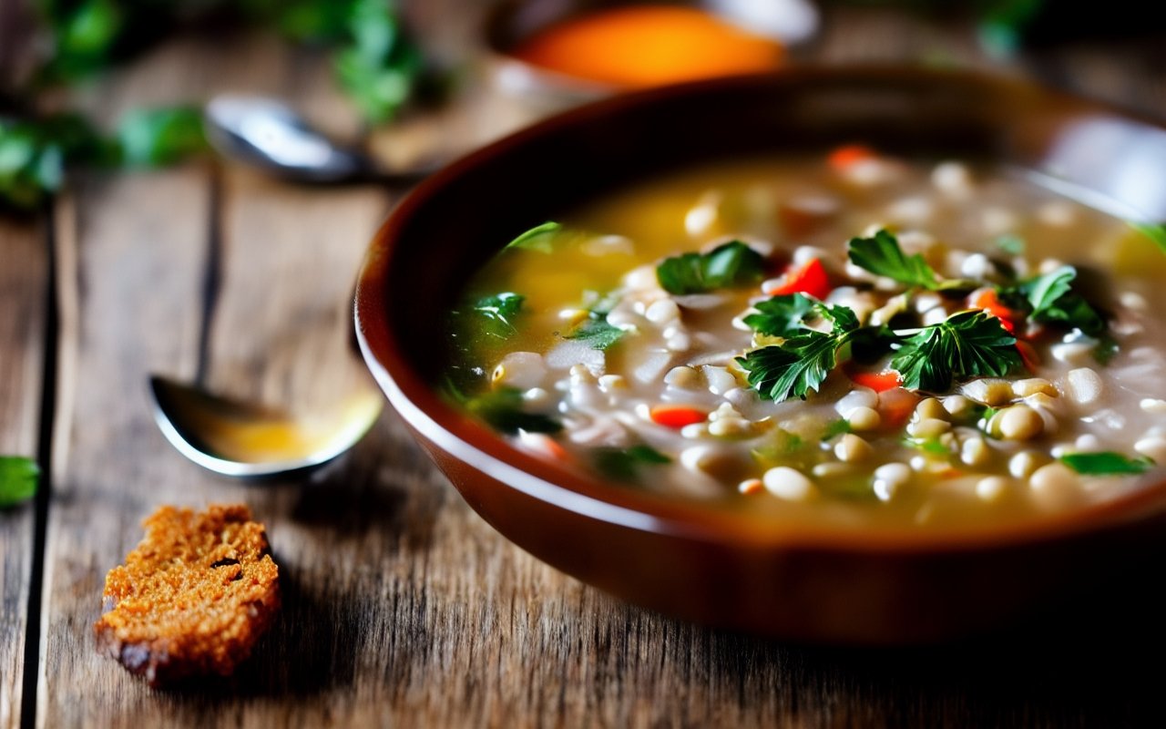 Постный чечевичный суп