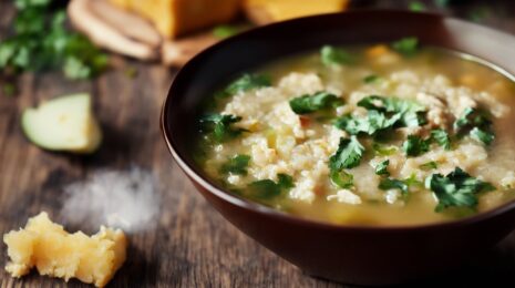 Рецепт супа из киноа с овощами и сыром