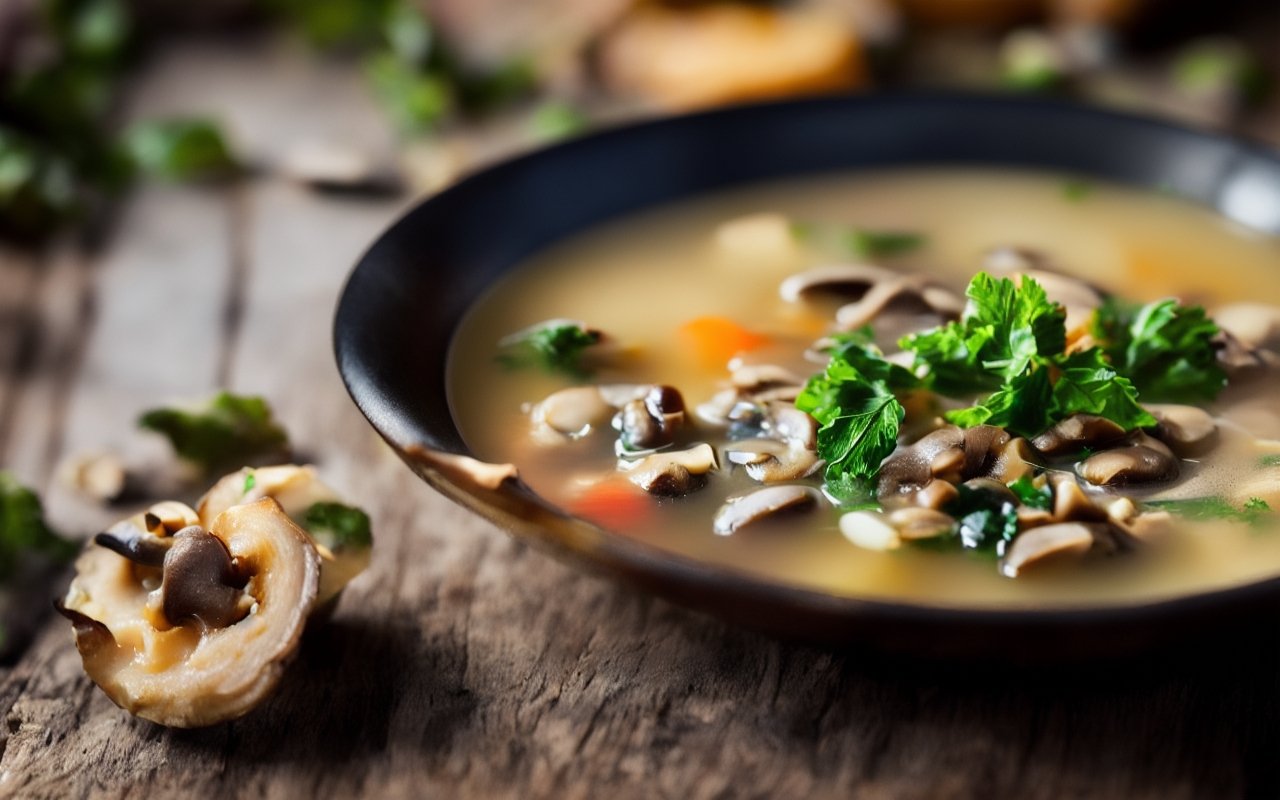 Солянка грибная