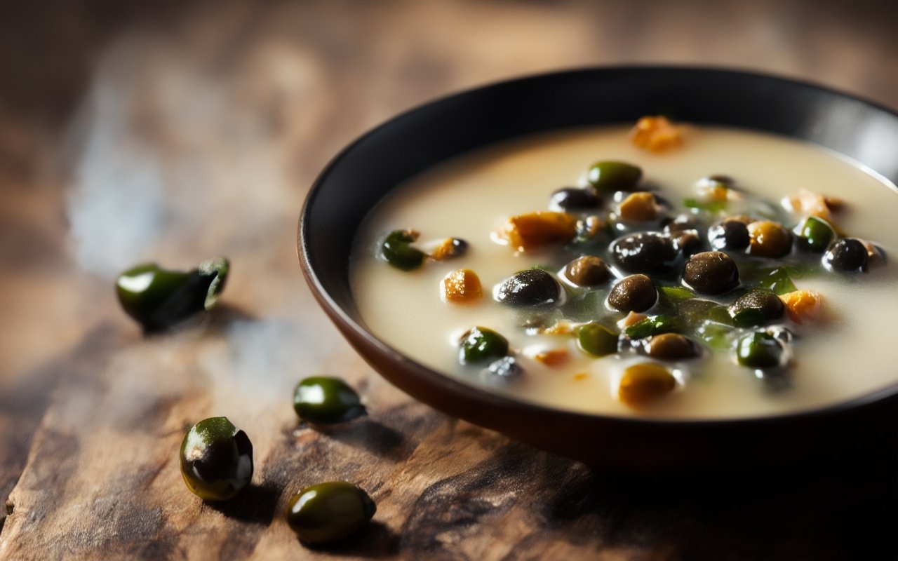 Солянка с маслинами, оливками или каперсами