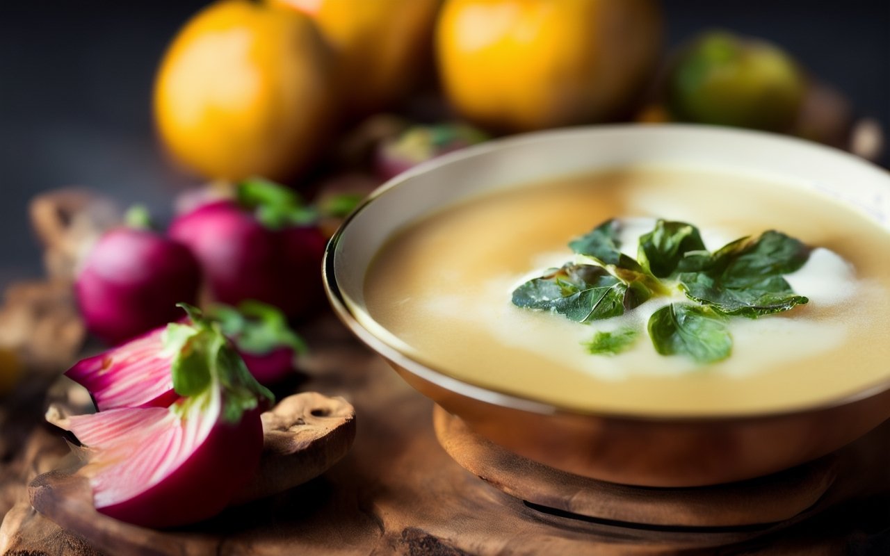 Суп из ревеня