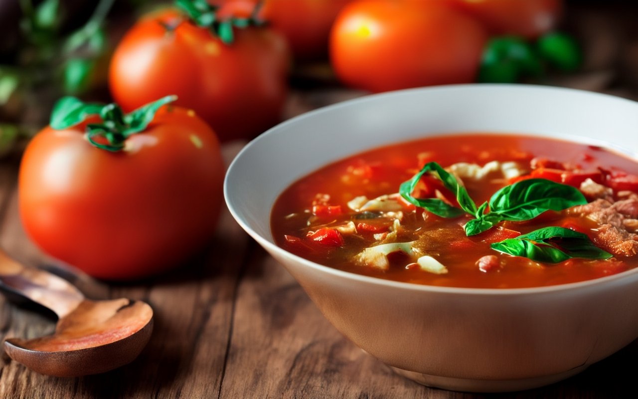 Суп Папа аль помодоро (итальянский томатный)