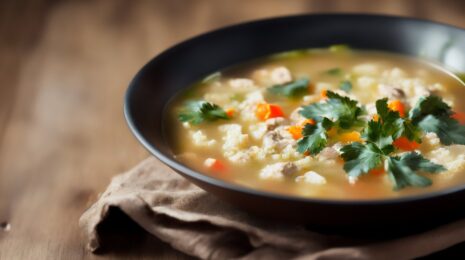 Суп с кускусом и курицей