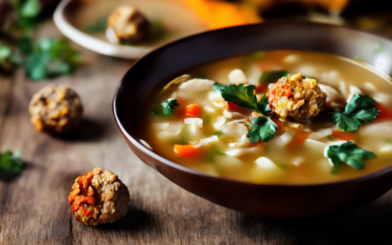 Суп с фрикадельками из фарша