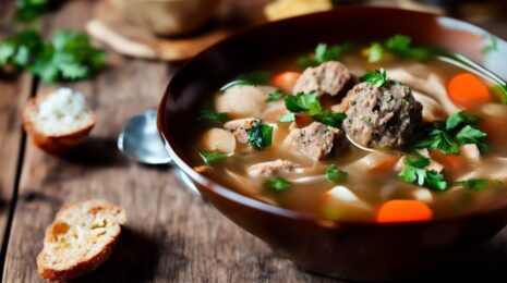 Суп с фрикадельками классический рецепт