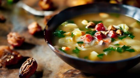 Суп Харчо по-мегрельски (с орехами)