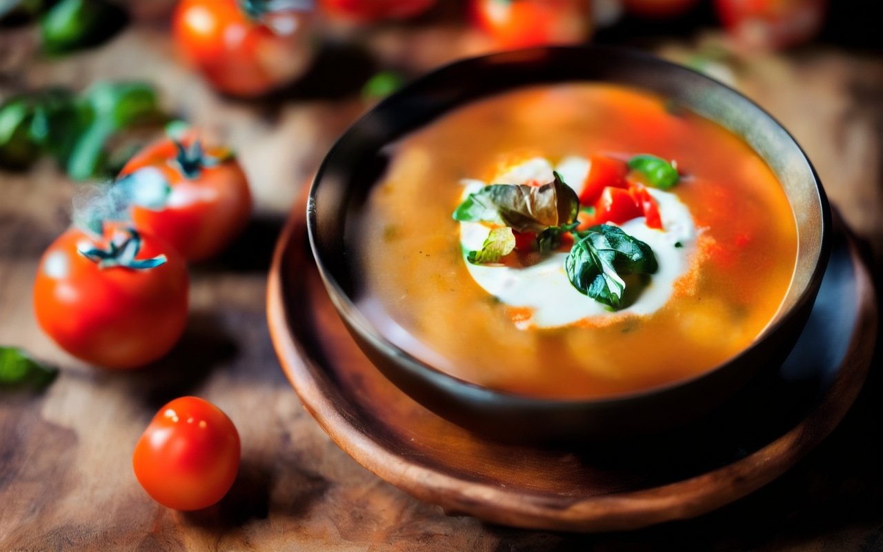 Томатный суп рецепт