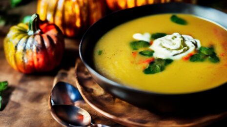 Тыквенный суп пюре со сливками классический