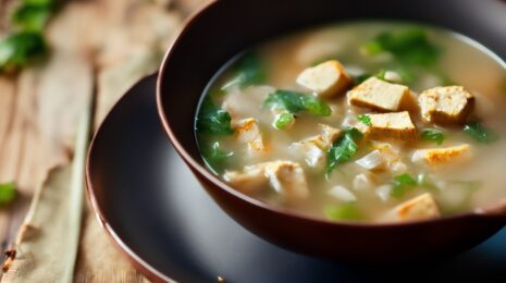 Японский мисо-суп с тофу