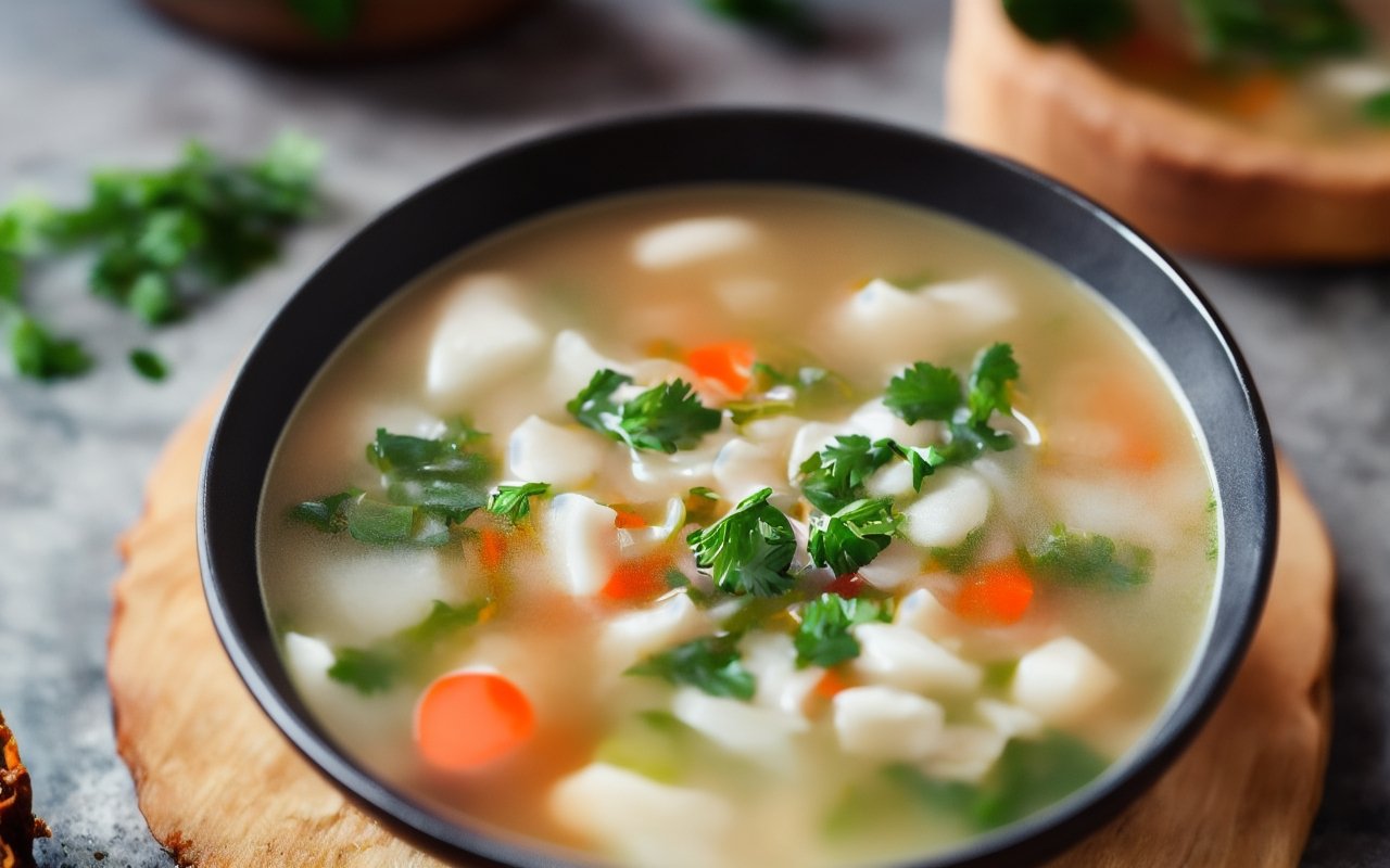 Рассольник с рисом