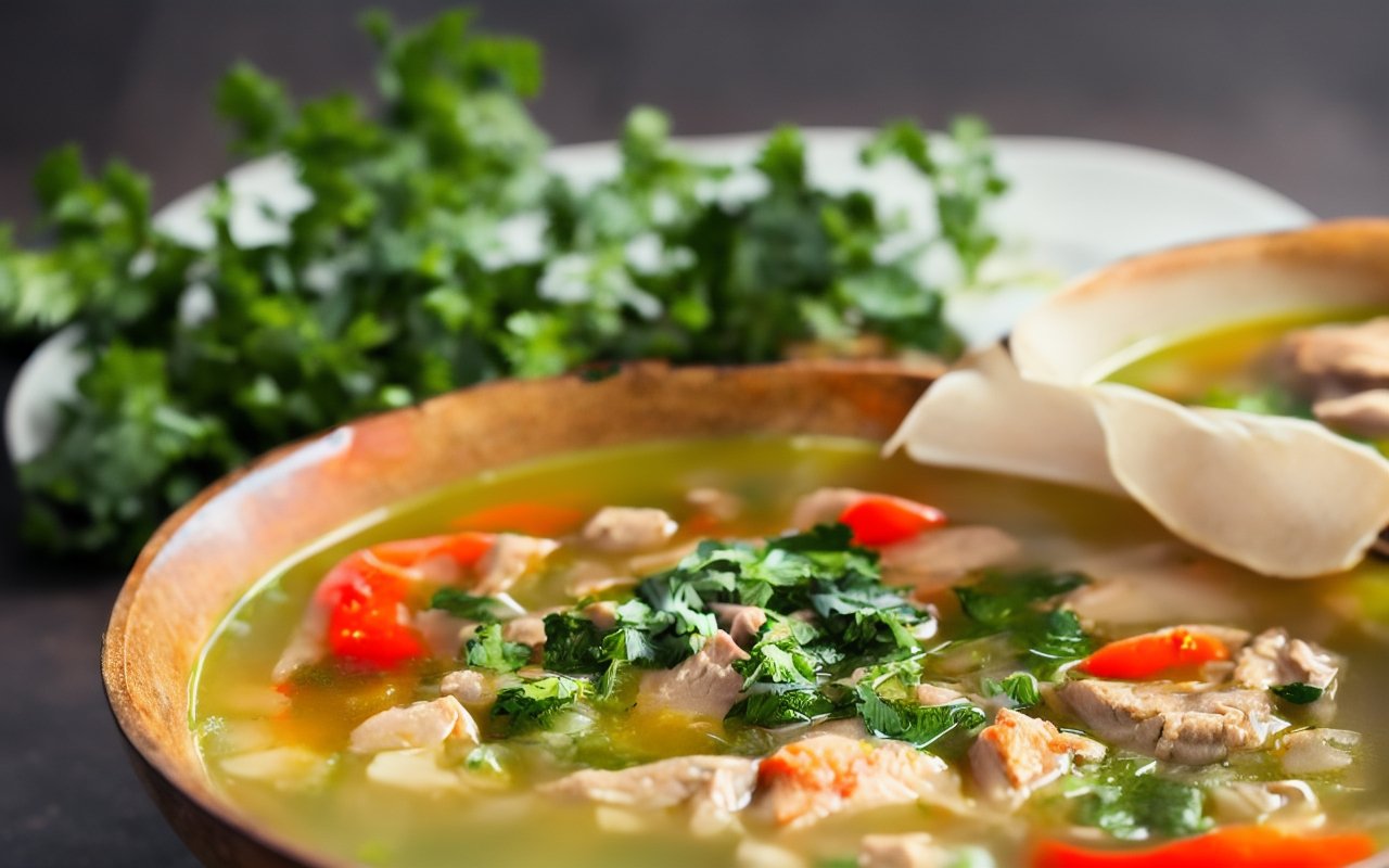 Рассольник с курицей