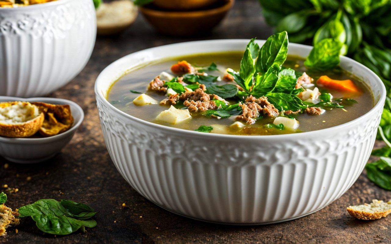 Рецепт супа с мясными консервами