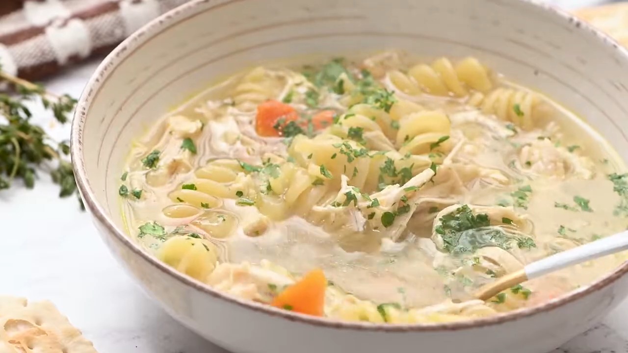 sup kurinyj s rozhkami