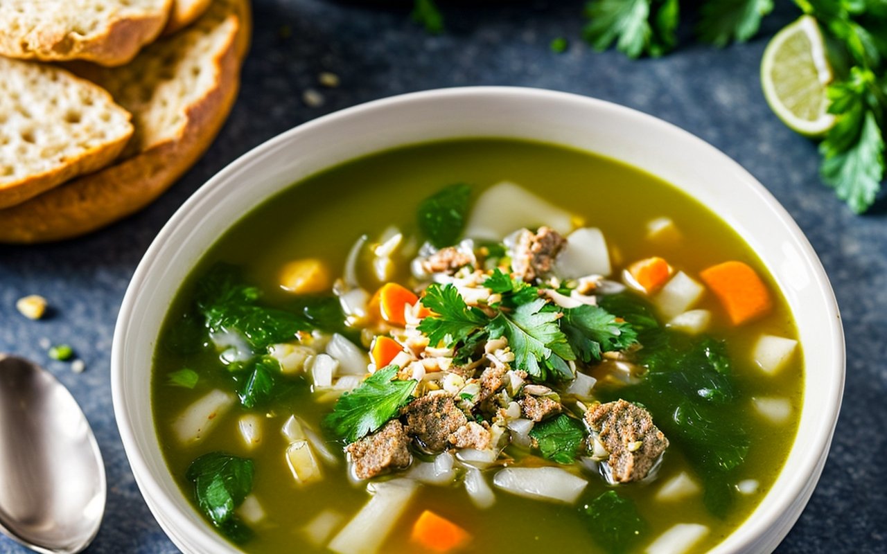 Рецепт вкусного супа с мясными консервами